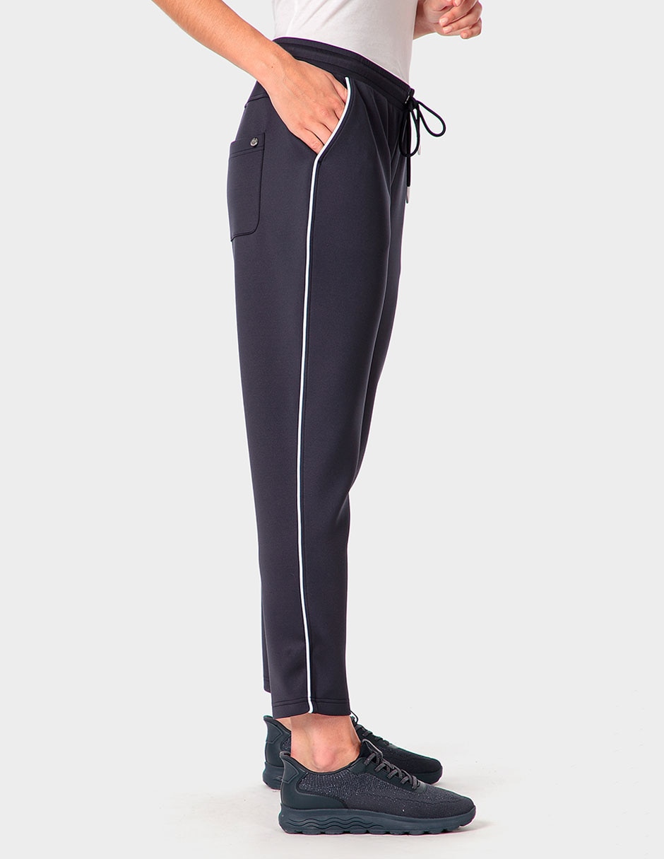 Pants regular con jareta para mujer 5
