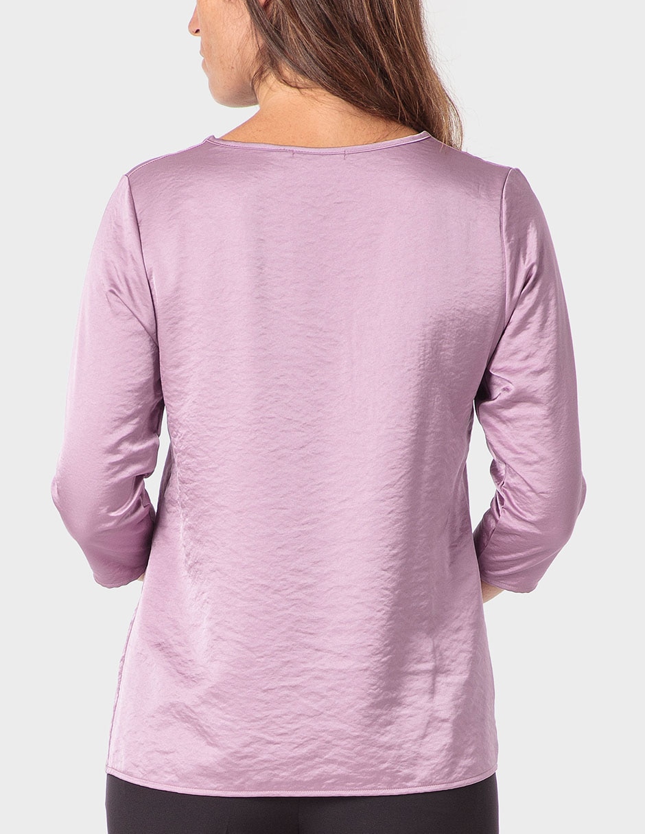 Blusa túnica Punt Roma manga 3/4 para mujer