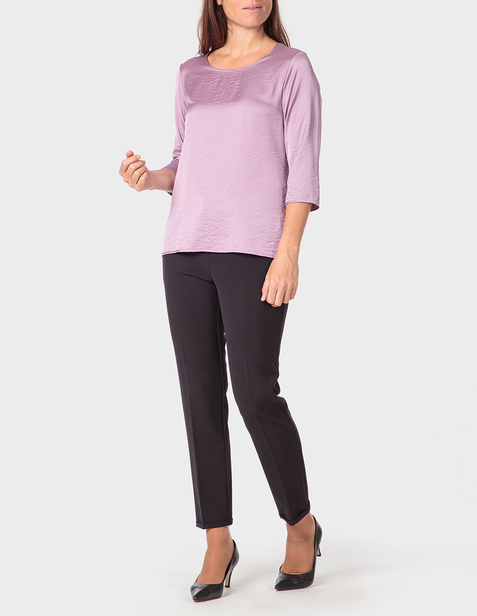Blusa túnica Punt Roma manga 3/4 para mujer