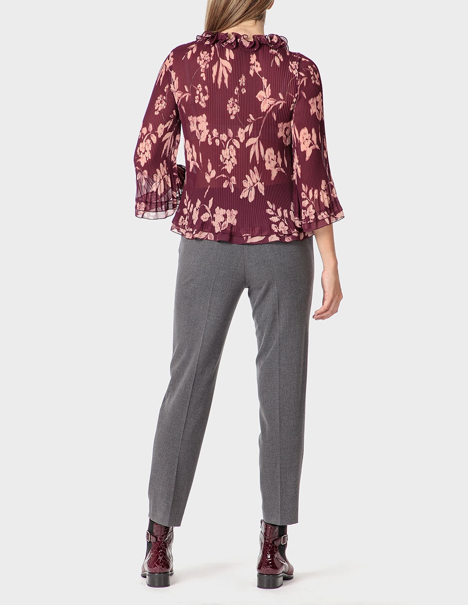 Pantalón de vestir slim para mujer