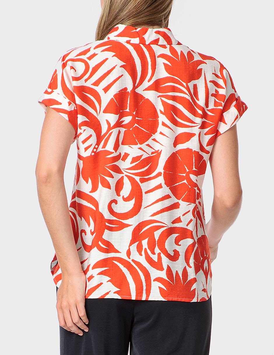 Blusa manga corta para mujer 4