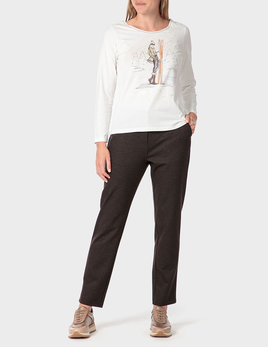 Pantalón de vestir slim para mujer 3