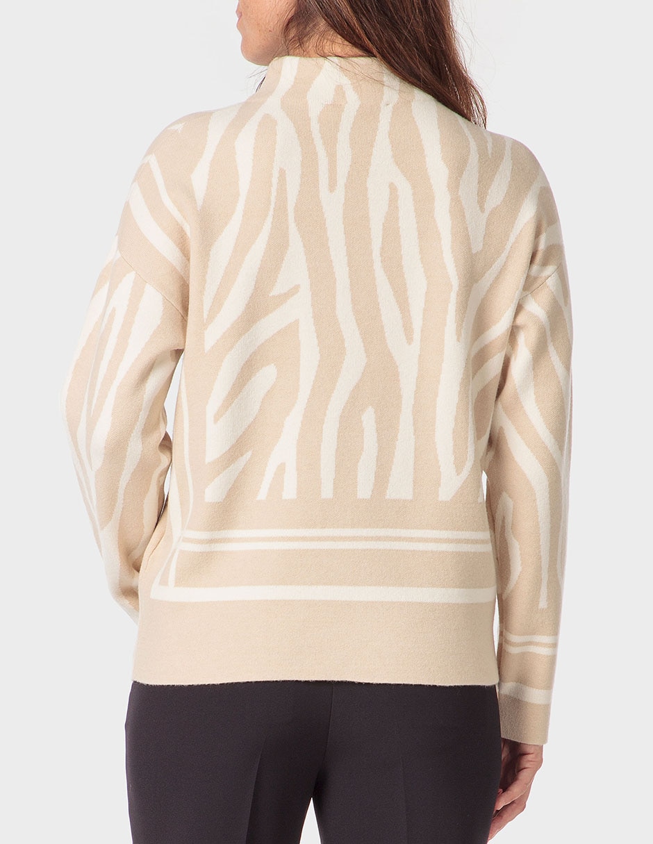 Suéter cuello alto para mujer