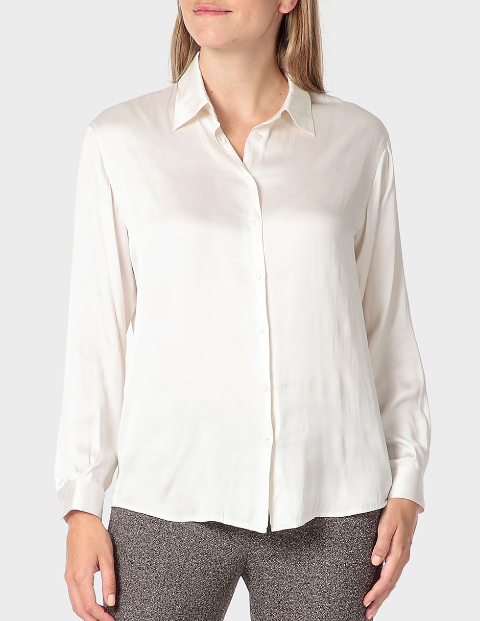 Blusa manga larga para mujer