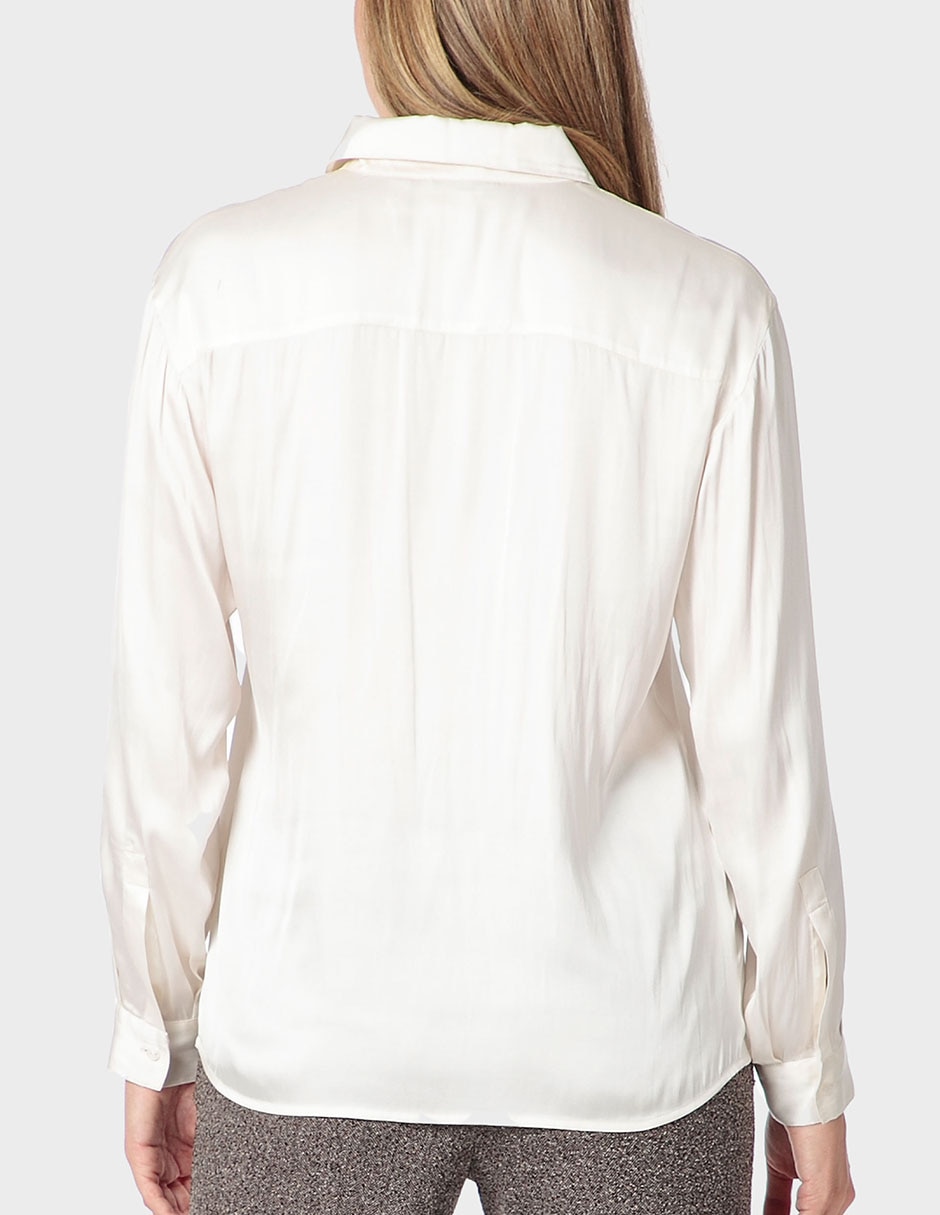 Blusa manga larga para mujer