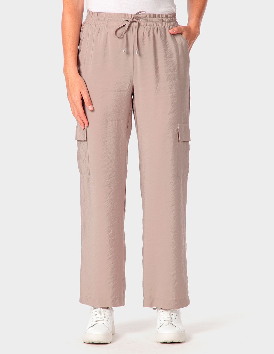 Pantalón cargo Punt Roma straight para mujer