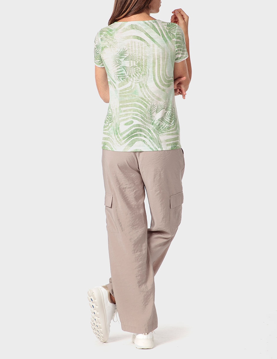 Pantalón cargo Punt Roma straight para mujer