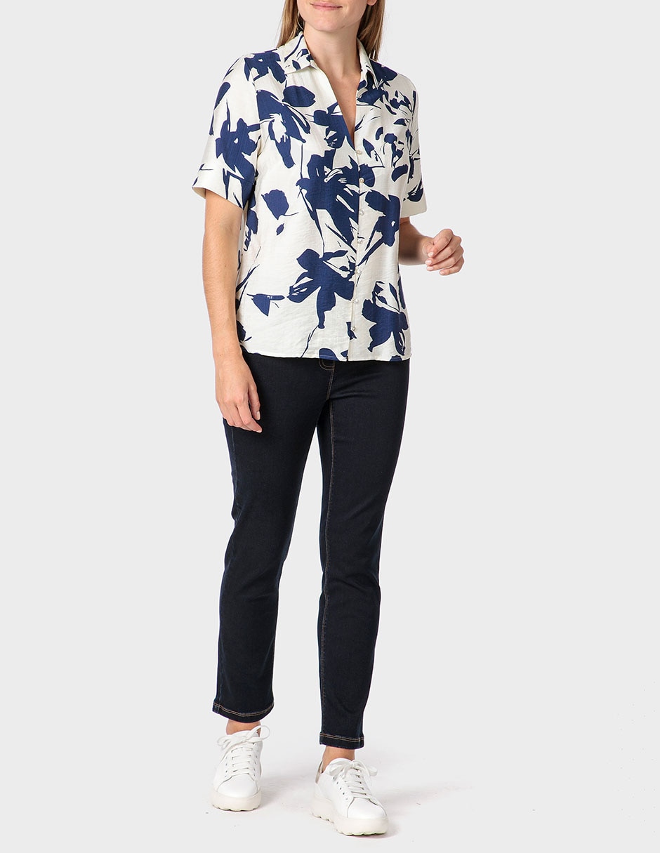Blusa manga corta para mujer 5