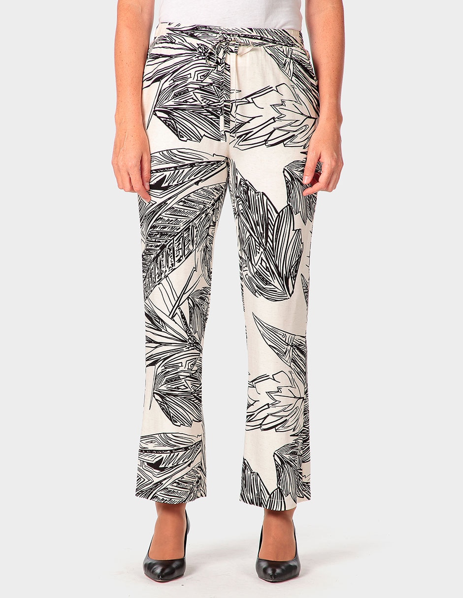 Pantalón Punt Roma straight para mujer