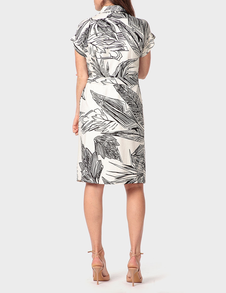 Vestido a la rodilla casual Punt Roma para mujer