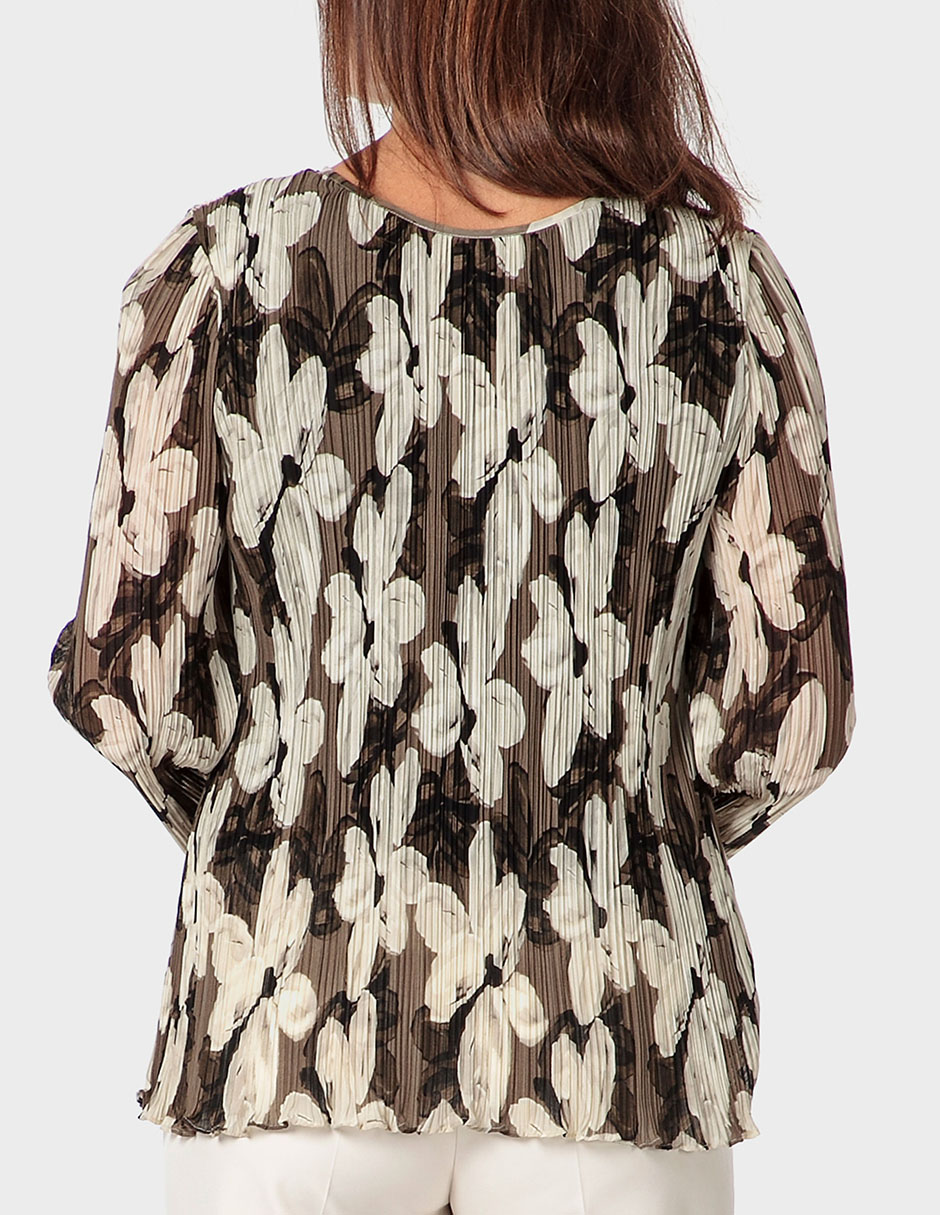 Blusa Punt Roma manga larga para mujer