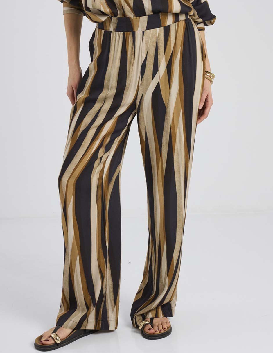 Pantalón Punt Roma straight para mujer