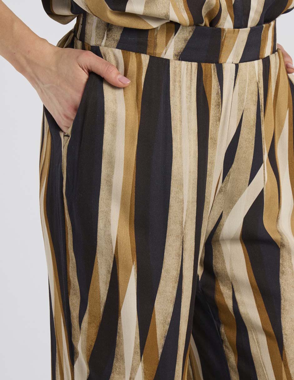 Pantalón Punt Roma straight para mujer