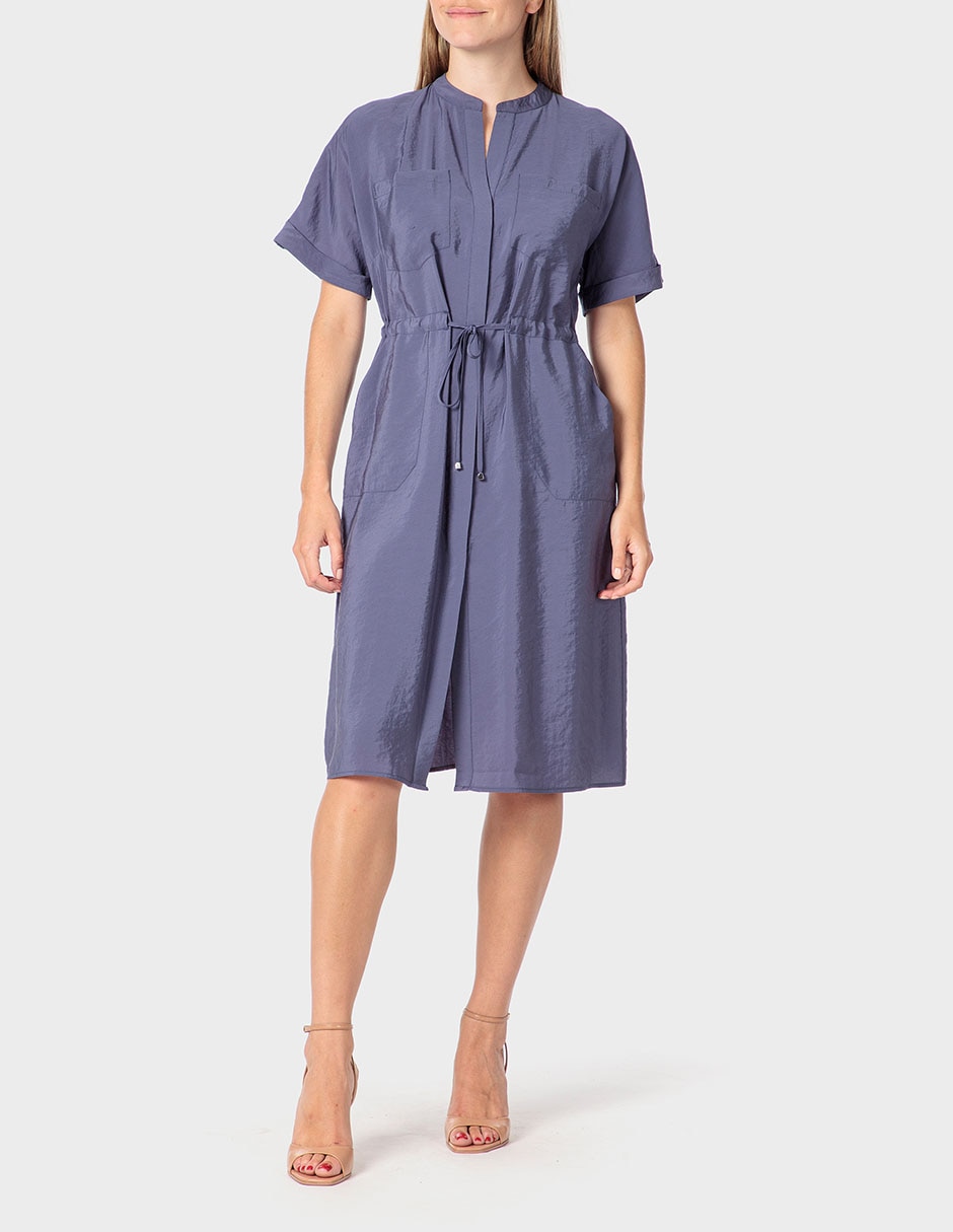 Vestido a la rodilla casual para mujer