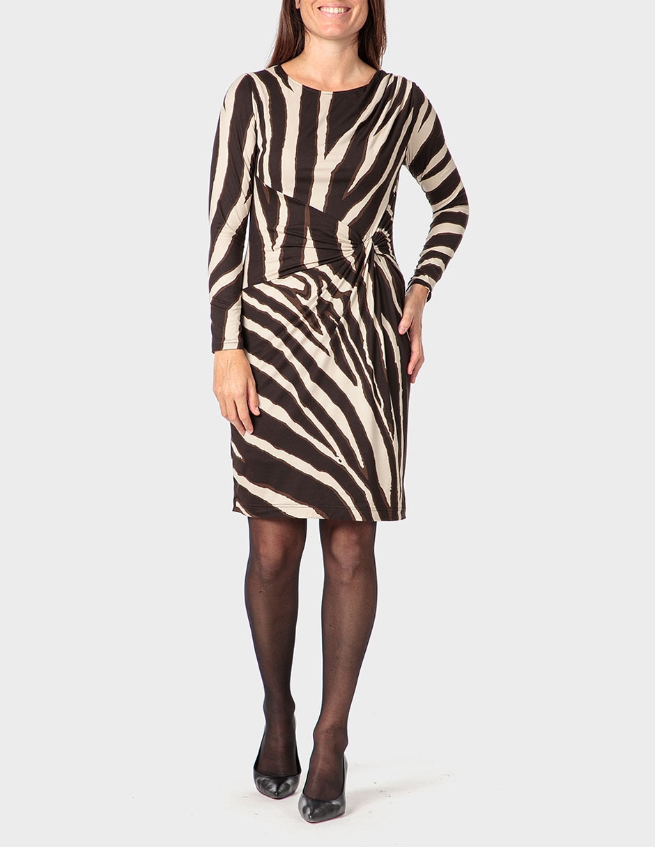 Vestido a la rodilla casual Punt Roma para mujer