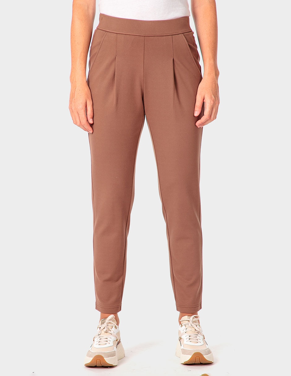 Pantalón Punt Roma straight para mujer