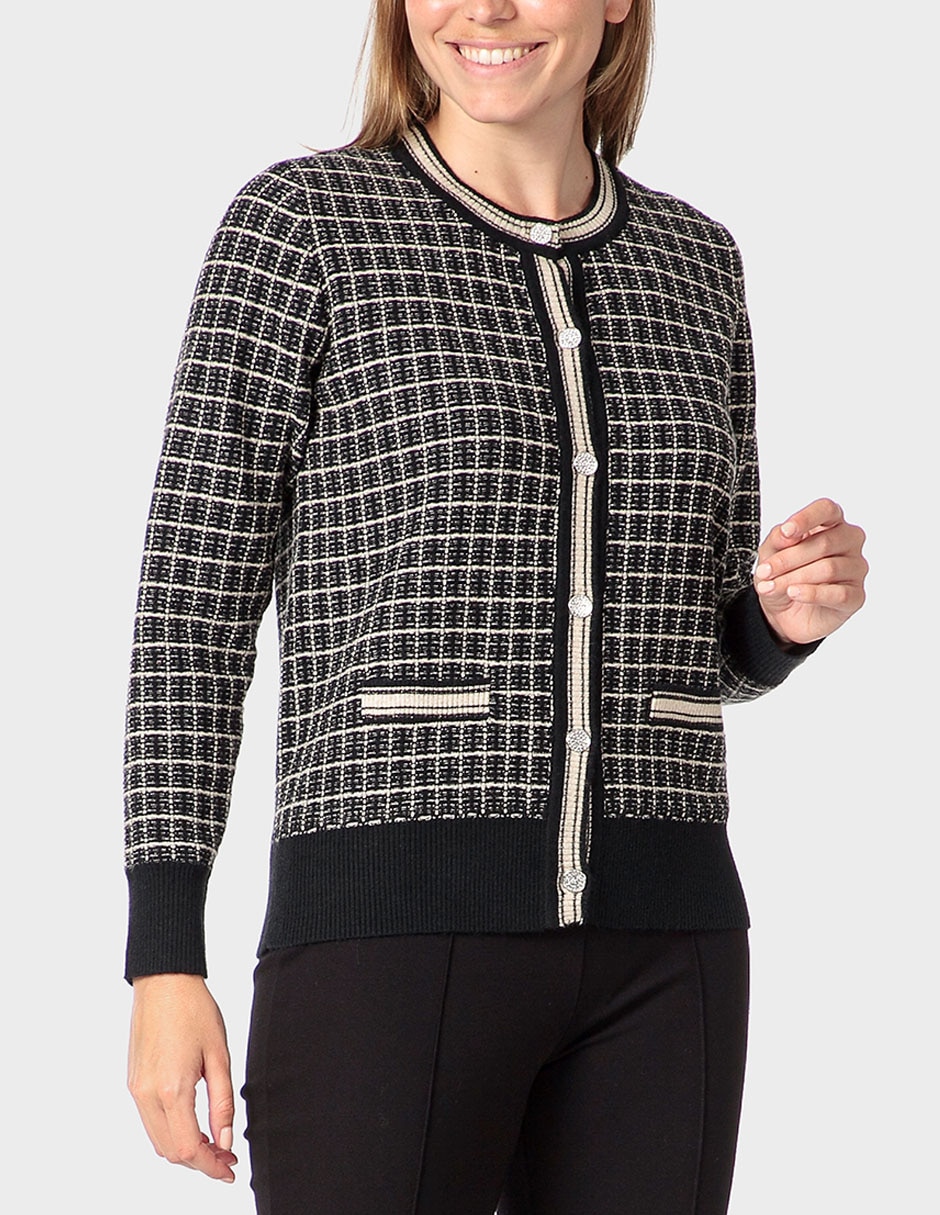 Suéter cuello redondo para mujer 1
