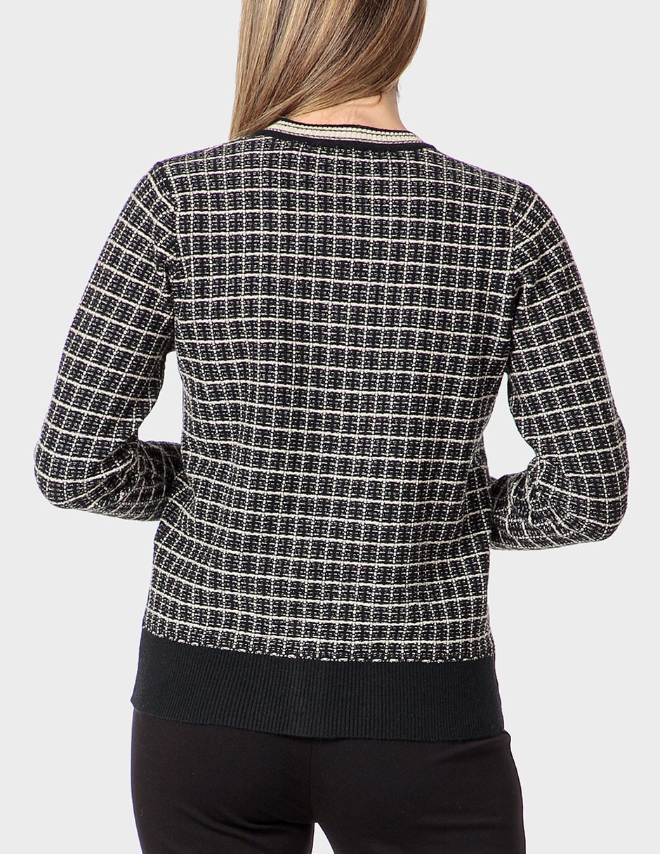 Suéter cuello redondo para mujer 2