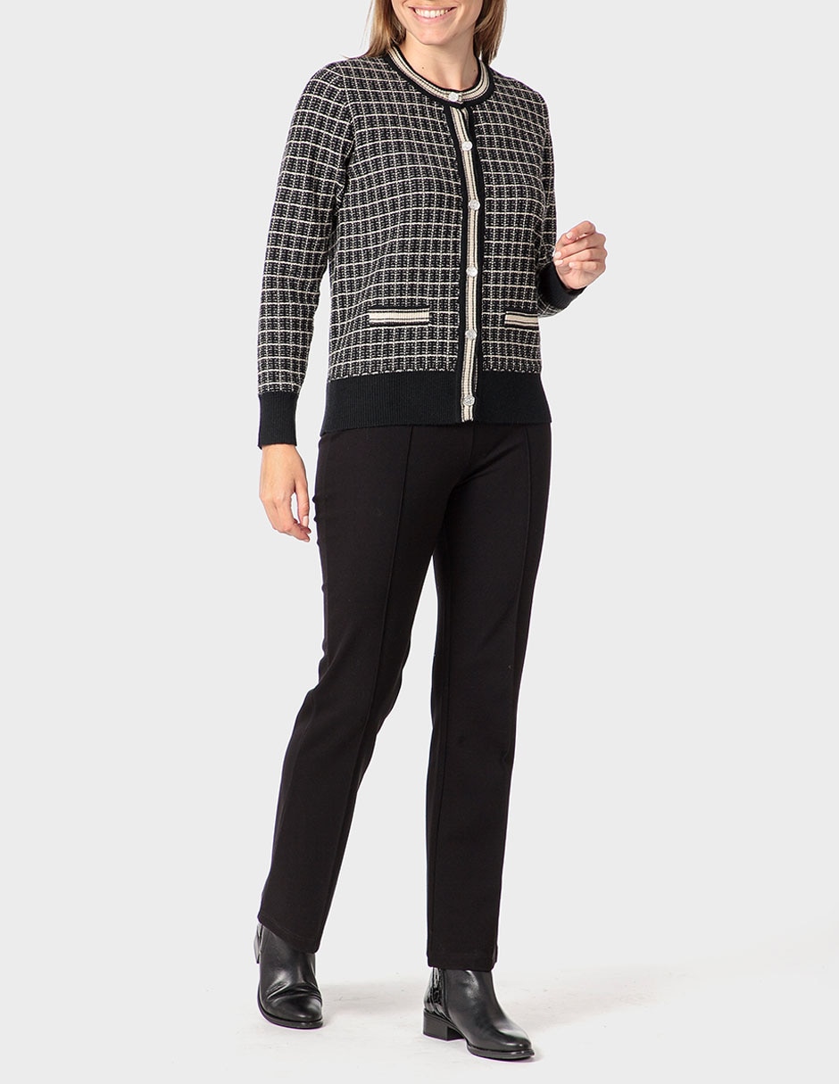 Suéter cuello redondo para mujer 3