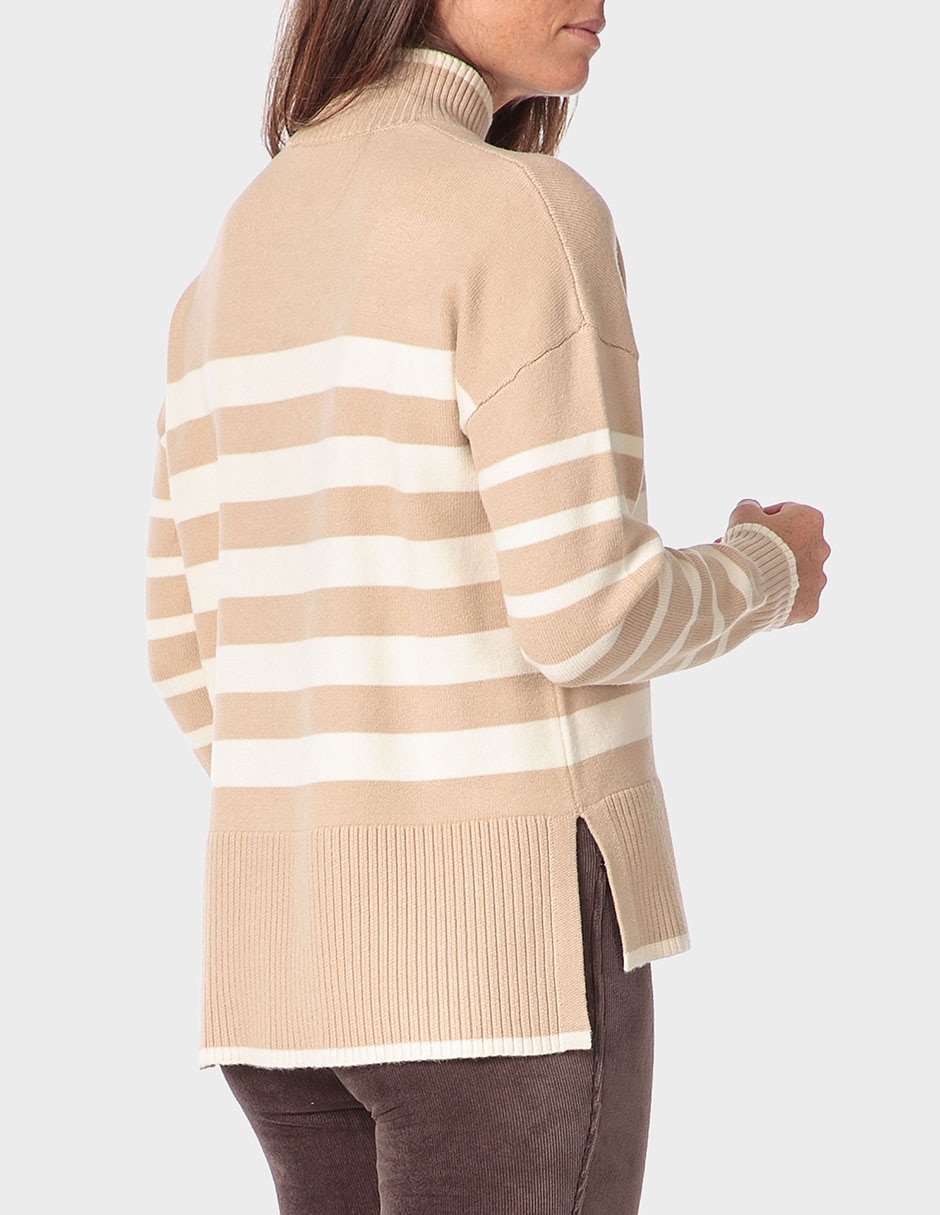 Suéter cuello alto para mujer