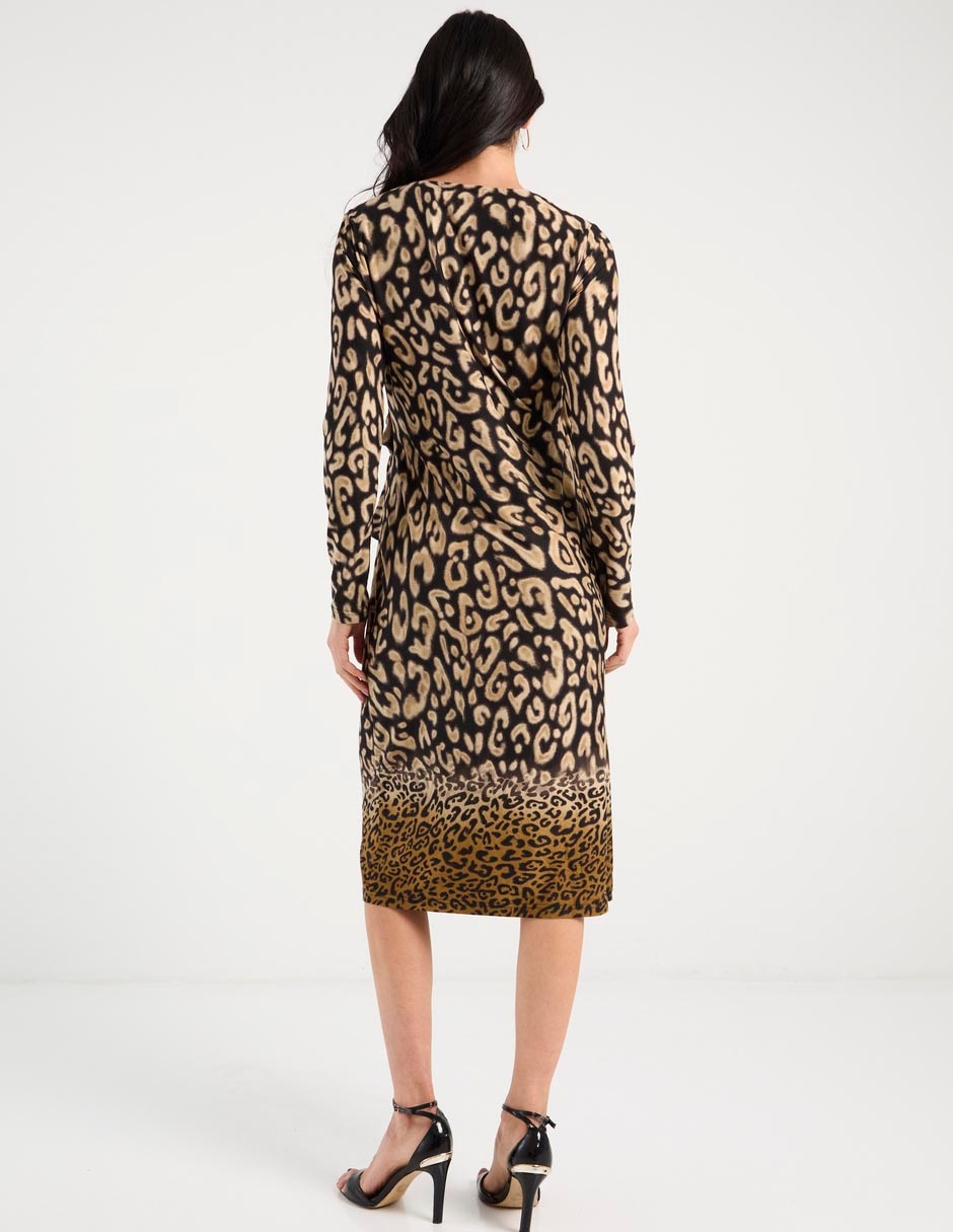 Vestido midi casual Punt Roma para mujer