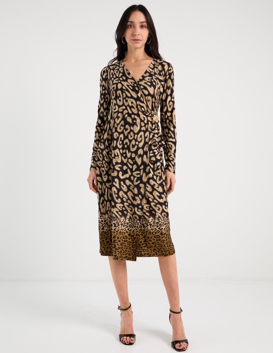 Vestido midi casual Punt Roma para mujer