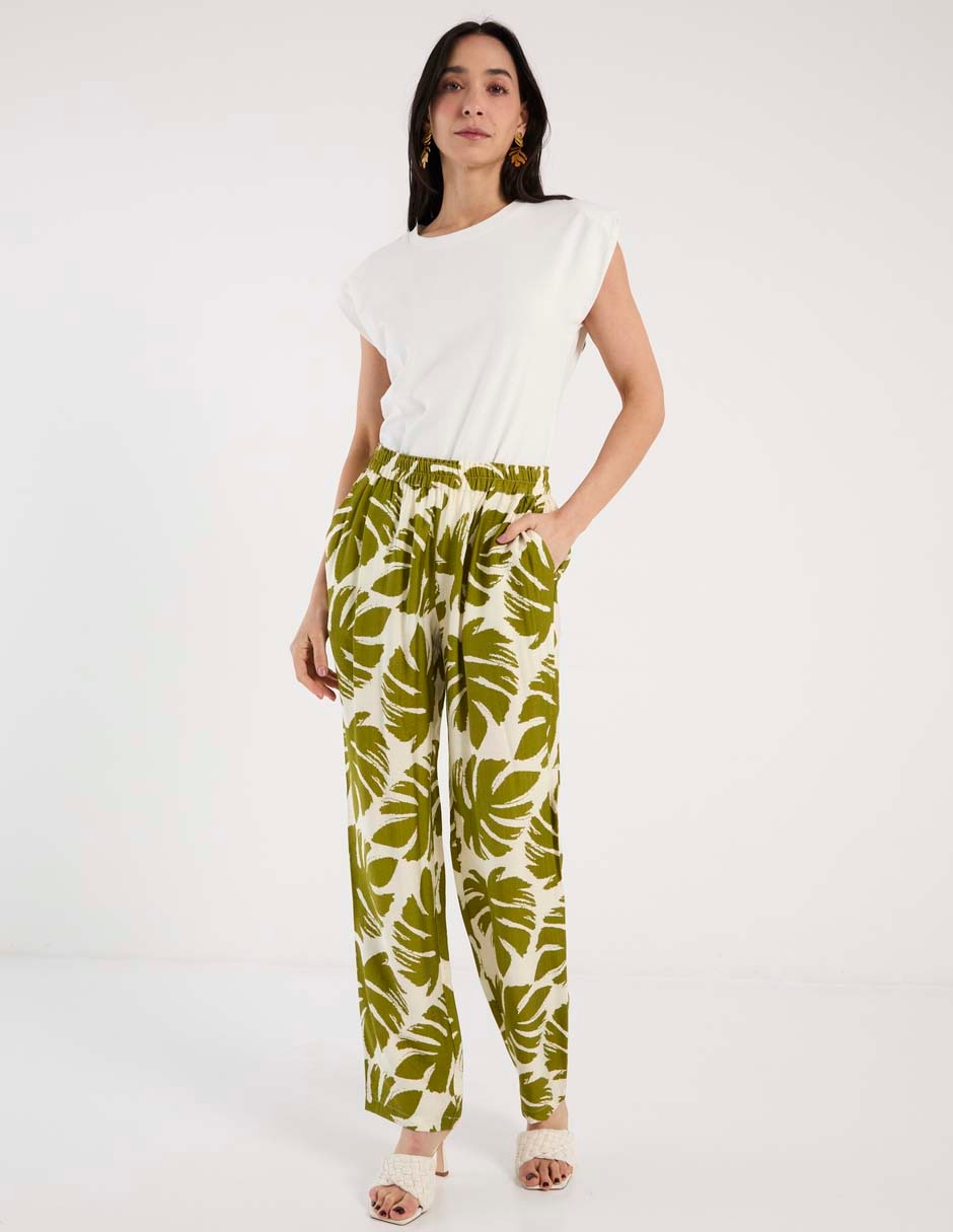 Pantalón easy pant Punt Roma straight para mujer