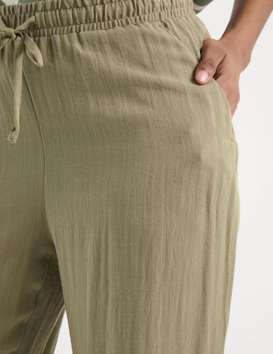 Pantalón Punt Roma straight para mujer