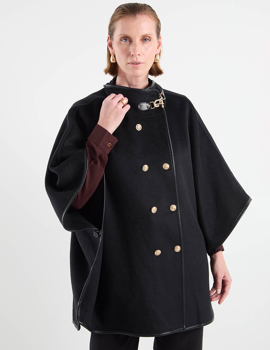 Abrigo asimétrico para mujer