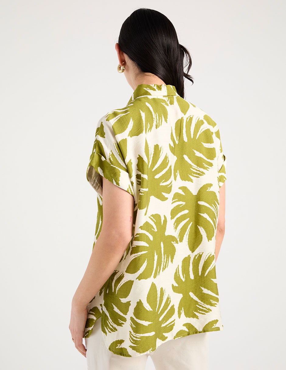 Blusa manga corta para mujer 11