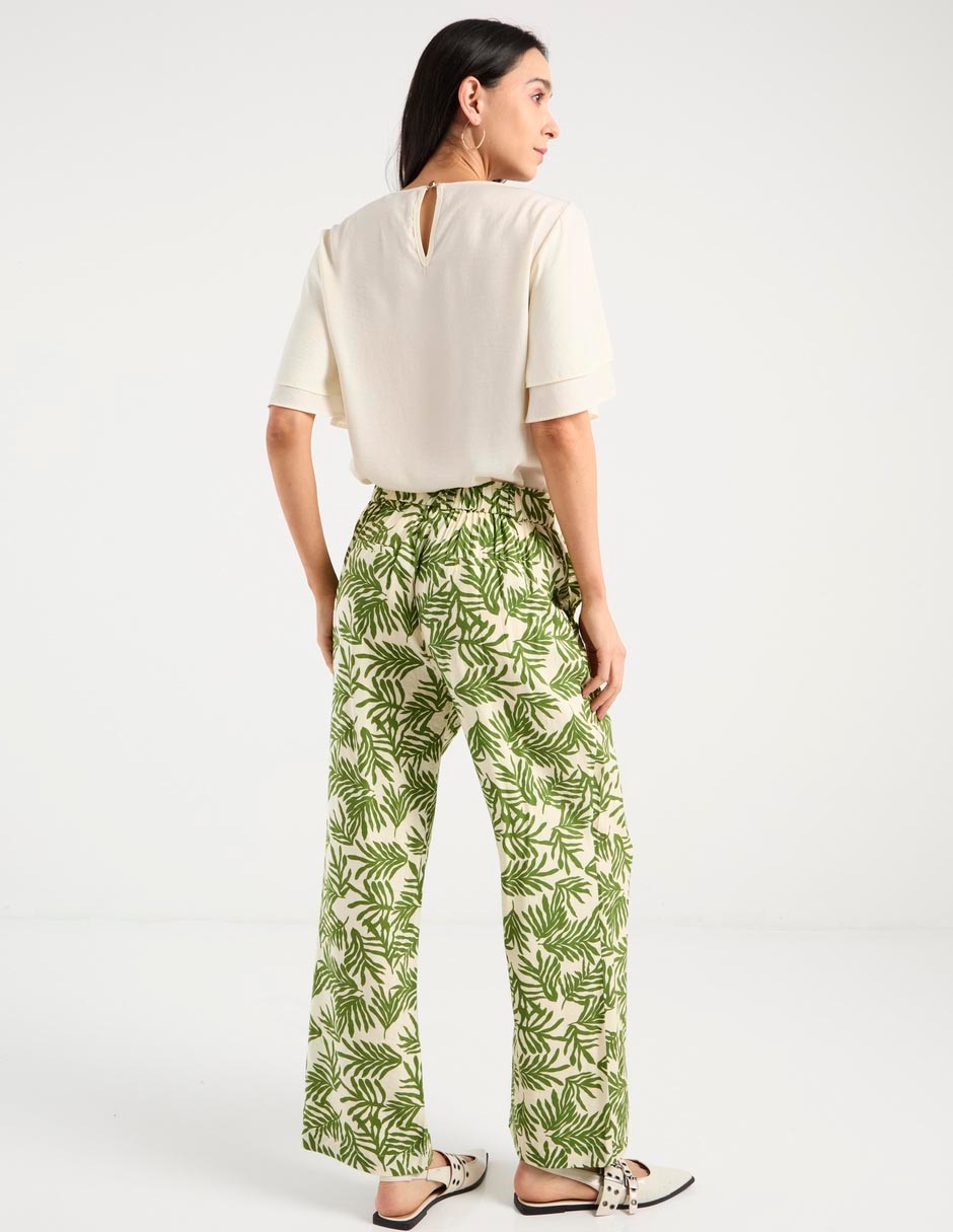 Pantalón relaxed Punt Roma amplio para mujer