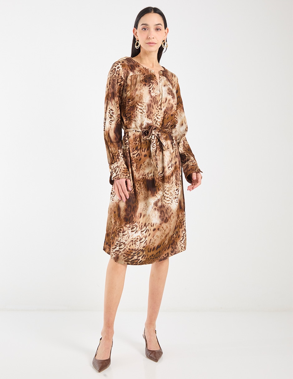 Vestido 3/4 casual para mujer