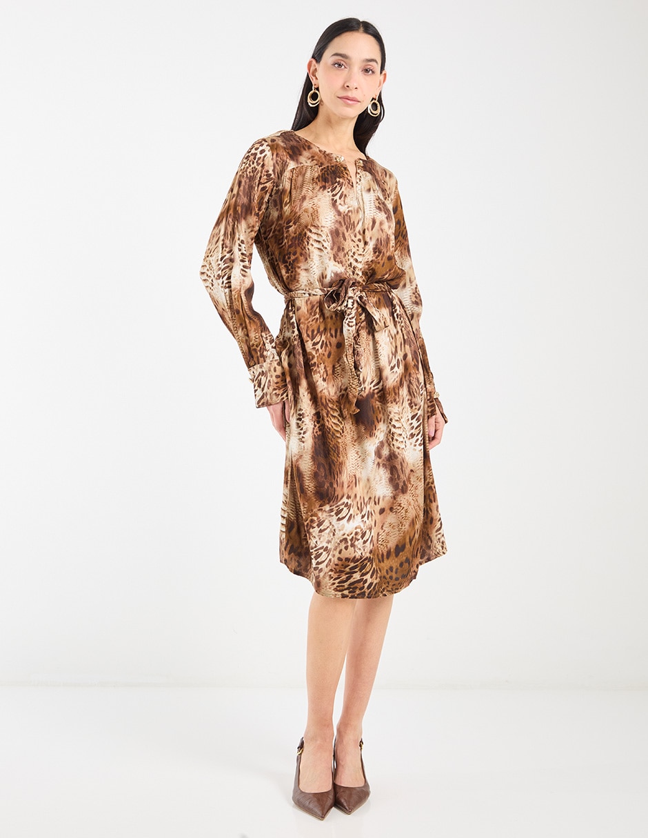 Vestido 3/4 casual para mujer