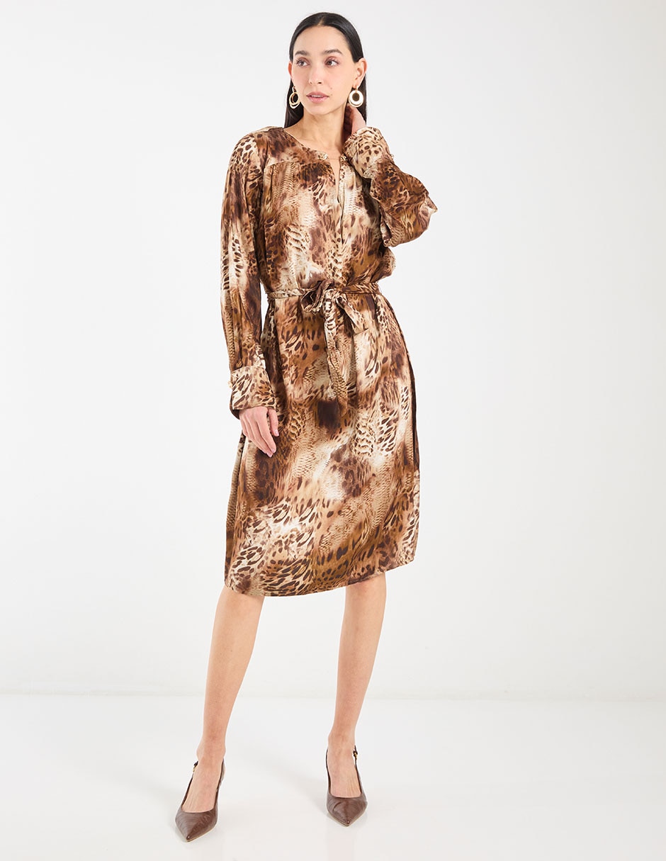 Vestido 3/4 casual Punt Roma para mujer