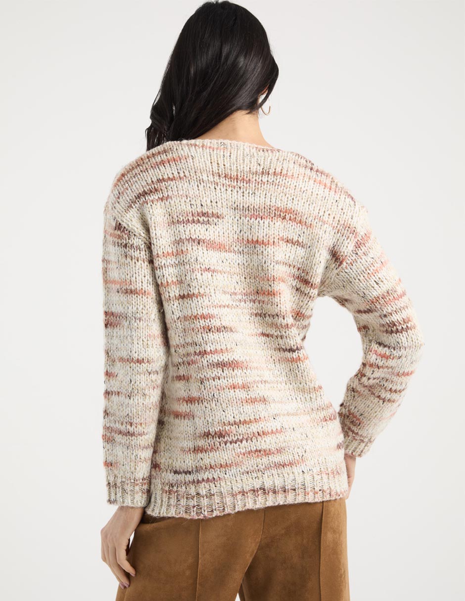 Suéter cuello V para mujer 5