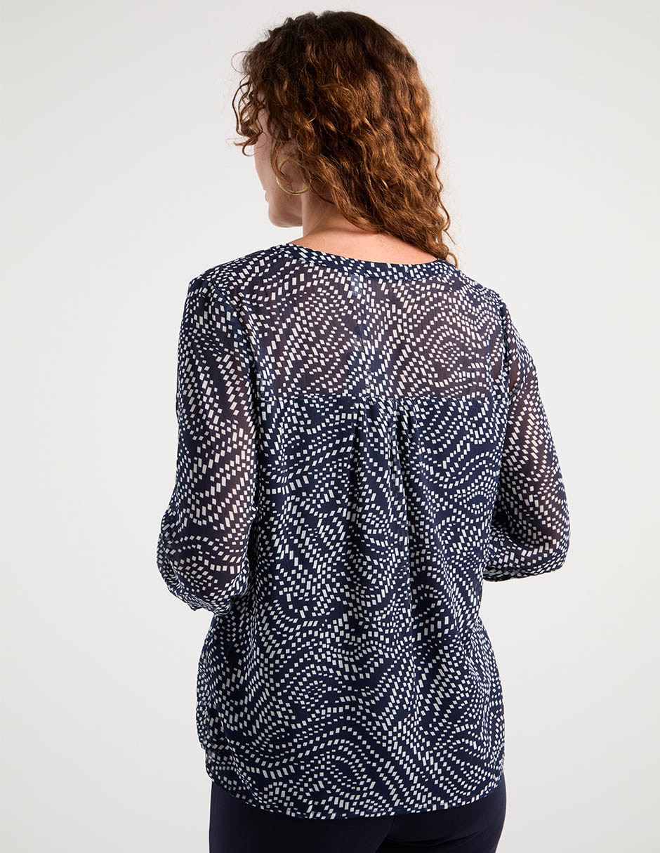 Blusa Punt Roma manga 3/4 para mujer
