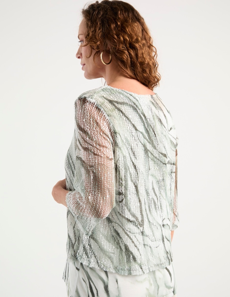 Blusa manga 3/4 para mujer 6