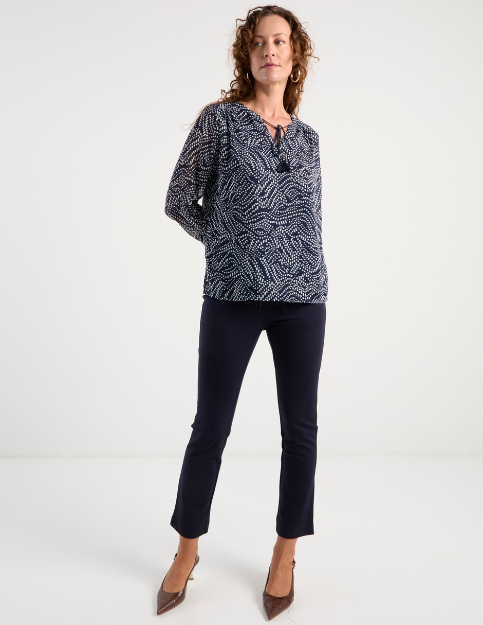 Pantalón de vestir slim para mujer