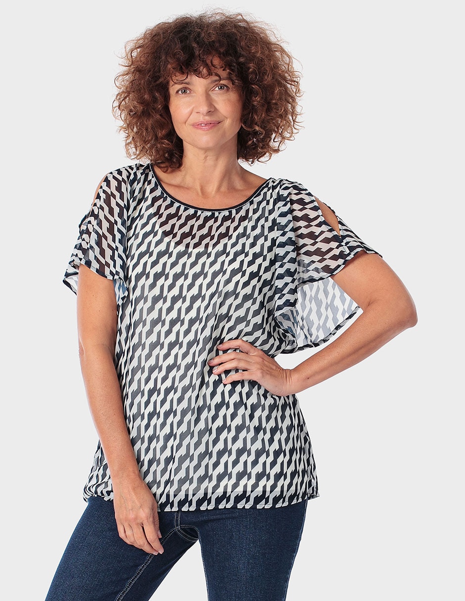 Blusa Adolfo Dominguez manga al codo para mujer Blusa Adolfo Dominguez manga al codo para mujer