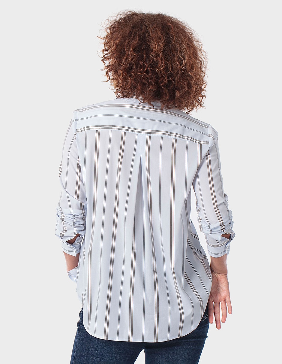 Blusa Adolfo Dominguez manga al codo para mujer