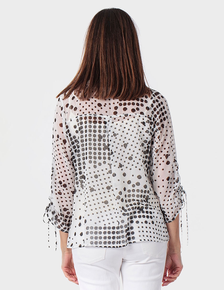 Blusa Punt Roma manga 3/4 para mujer