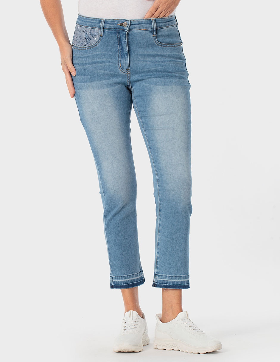 Pantalón capri slim para mujer Pantalón capri slim para mujer