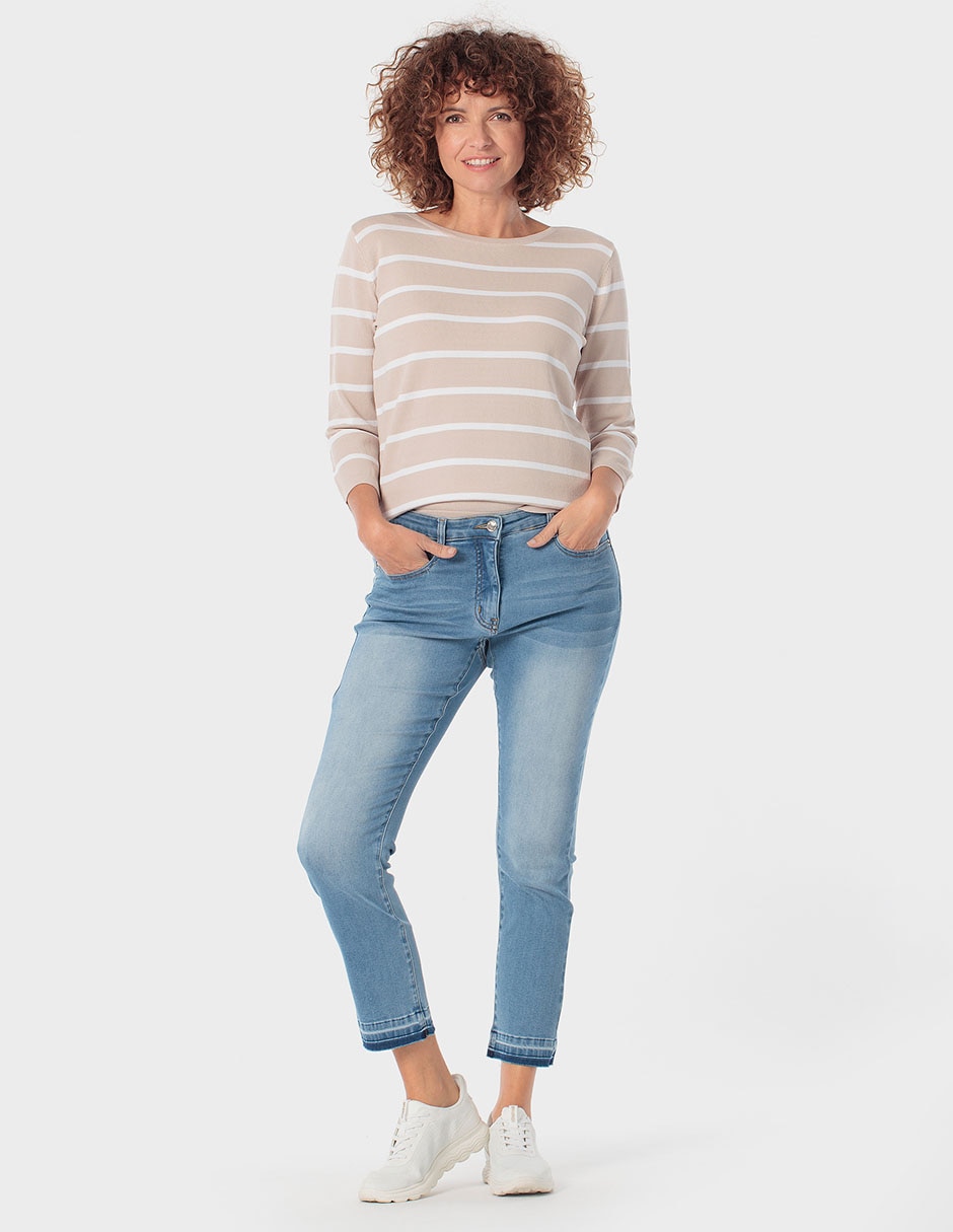 Suéter cuello redondo para mujer 3