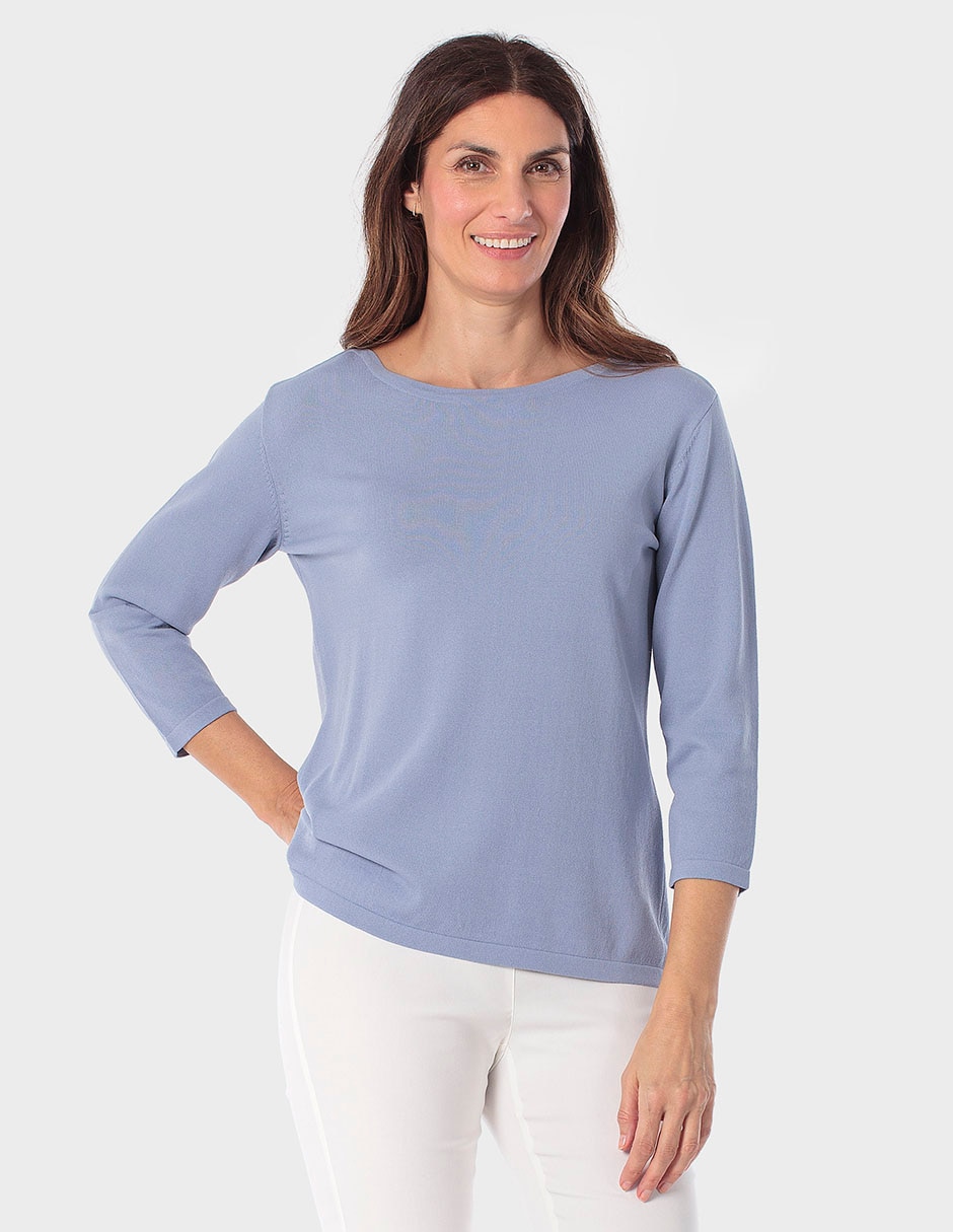 Suéter cuello redondo para mujer Suéter cuello redondo para mujer