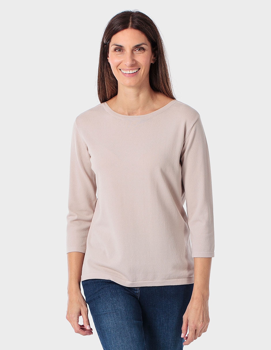 Suéter cuello redondo para mujer Suéter cuello redondo para mujer