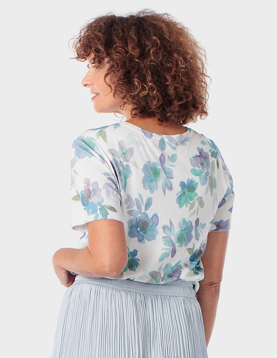 Suéter cuello redondo para mujer 3