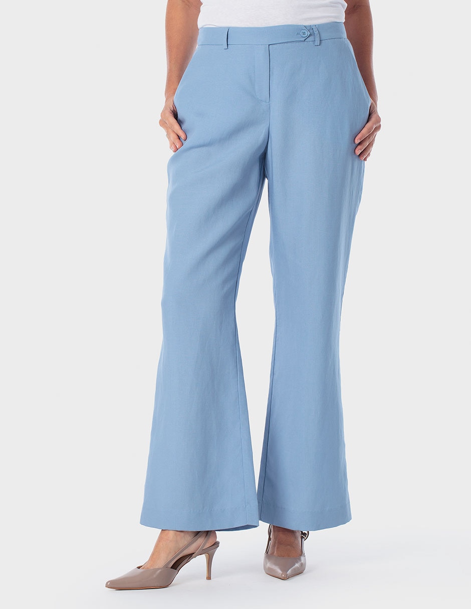 Pantalón de vestir acampanado para mujer Pantalón de vestir acampanado para mujer