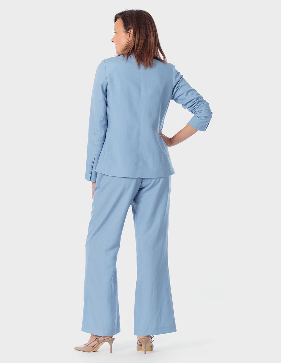 Pantalón de vestir acampanado para mujer 2