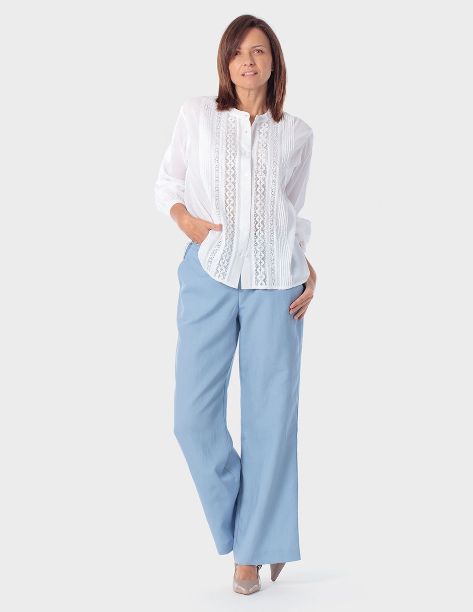 Blusa Punt Roma manga 3/4 para mujer