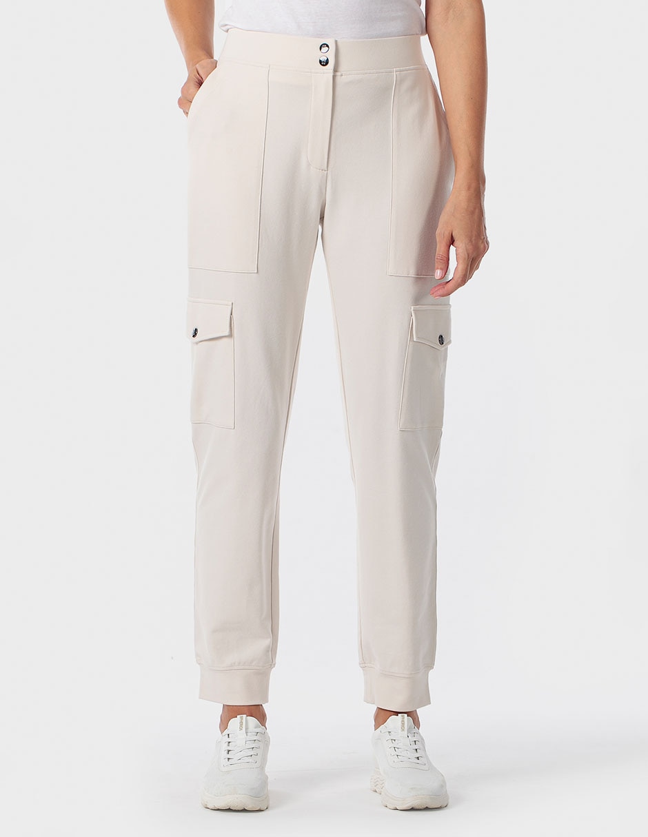Pantalón jogger slim para mujer Pantalón jogger slim para mujer